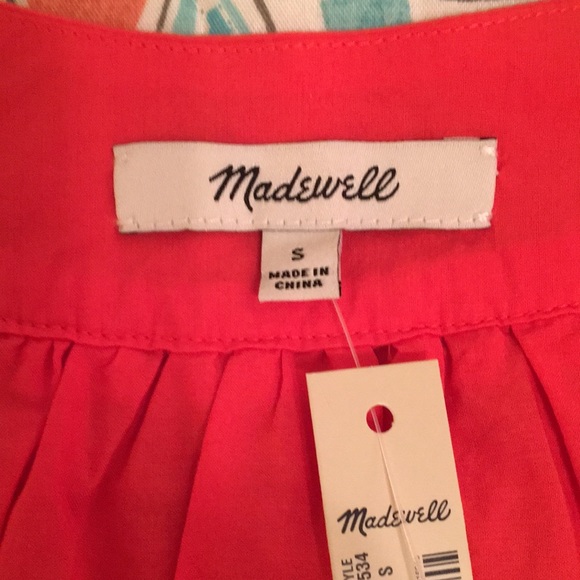 Madewell Eyelet Angelique top size S NWT - Picture 5 of 6